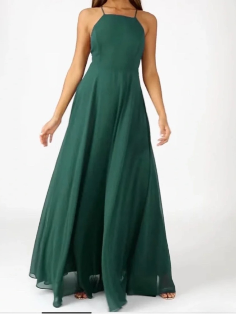 Lulus Mythical Kind of Love Green Maxi dresss
